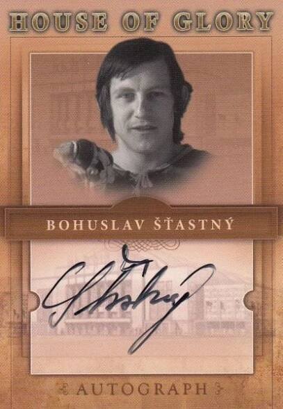AUTO karta BOHUSLAV ŠŤASTNÝ 11-12 Winners Take All House of Glory Autograph /15
