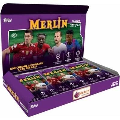 2021-2022 Topps UEFA Champions League Merlin Chrome Hobby Box - fotbalové karty