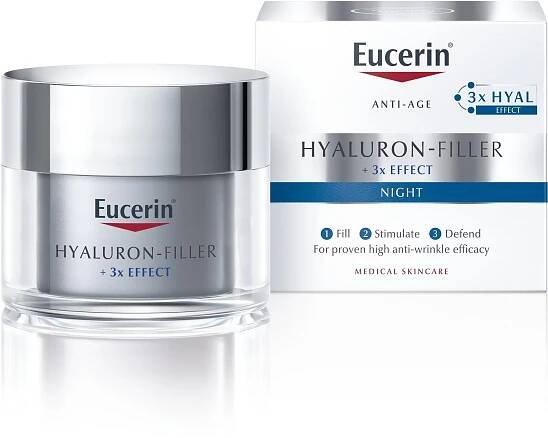 EUCERIN Hyaluron-Filler + 3x Effect noční krém 50 ml