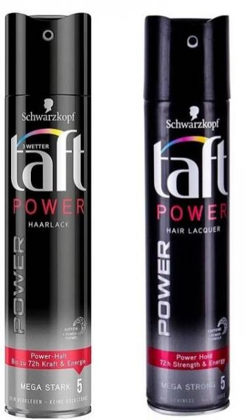 Taft lak 250ml Mega stark 5 černý (10)