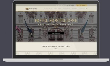 Hotel Monteleone Website | Socialmates