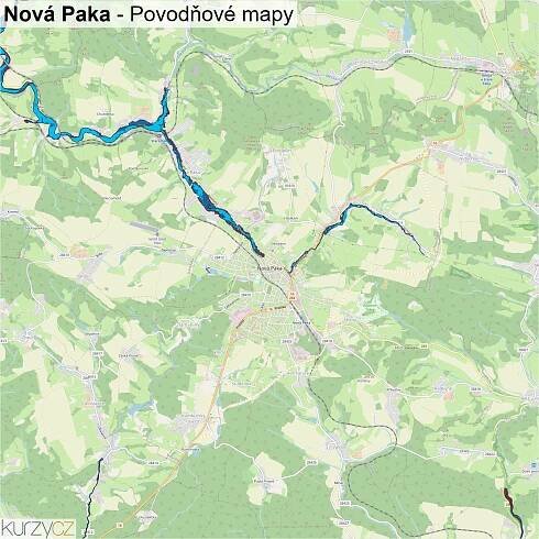 Nová Paka - mapy | Kurzy.cz
