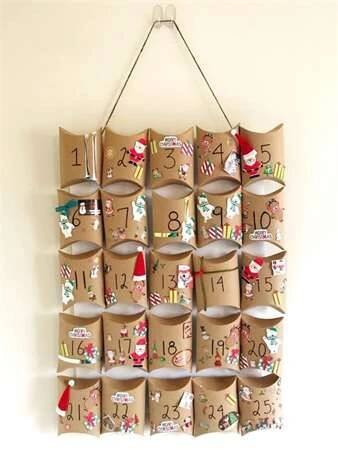 Adventní kalendář Pinterest