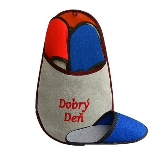 Pantofle pro hosty Dobrý den