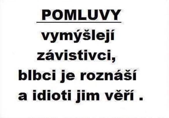 Pomluvy - Citáty