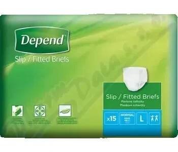 Depend Slip Normal inkont.kalhotky vel.L 15ks