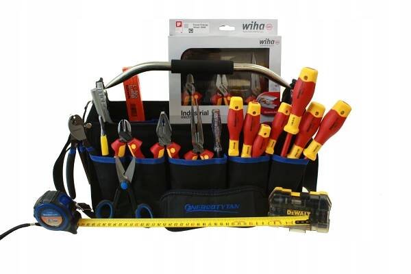 Kufr Taška na nářadí pro elektrikáře WIHA DEWALT ENERGOTYTAN 49ks TX31