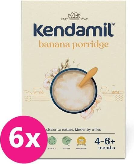 Kendamil s banánem 6 x 150 g Kendamil