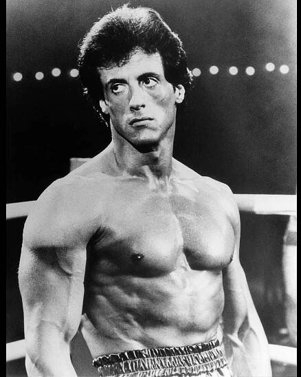 Sylvester Stallone Black White Rocky Wallpaper