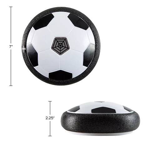 2 Pack Hover Soccer Ball with LED Lights & Soft Bumpers, Kids Toys and Fun Gifts