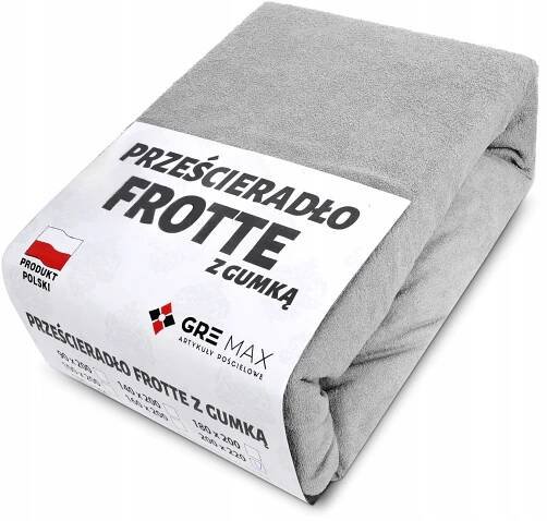 Froté prostěradlo s gumou 120x200 POLSKÉ TLUSTÉ