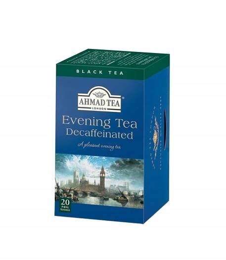 Ahmad Tea Čaj Černý BEZ KOFEINU 20 sáčků