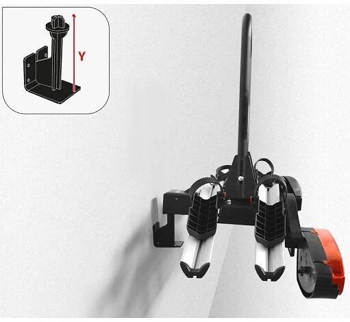 Držák na stěnu na nosič na tažné zařízení Menabo Wall Hook | Filson Store