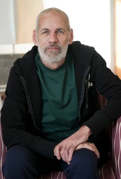 John Harding back in the UK at home after his ordeal