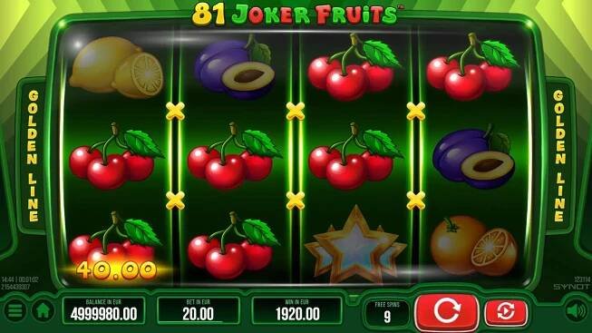 Automat 81 Joker Fruits