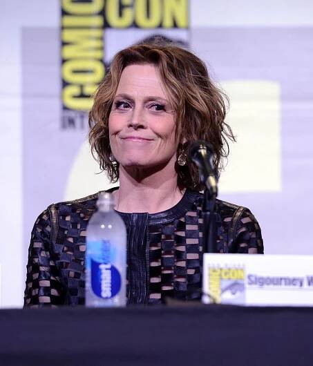 Sigourney Weaver at an event for Vetřelci (1986)