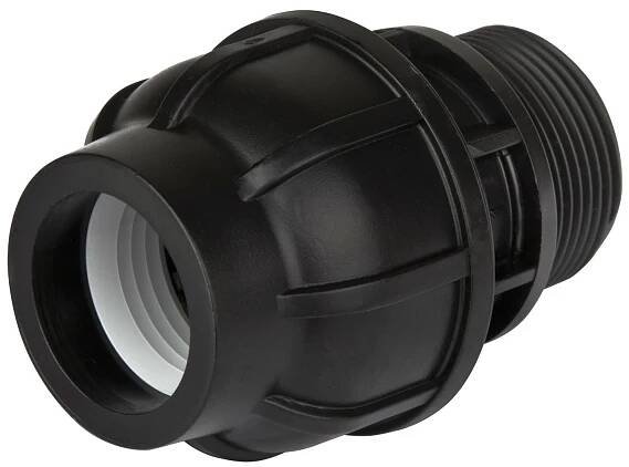 PE šroubová spojka 25 mm x 3/4" AG
