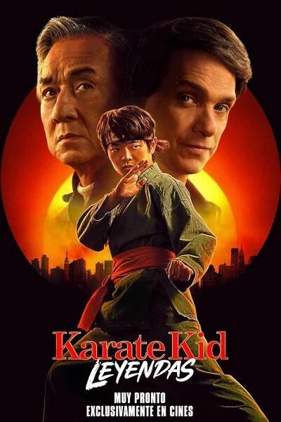 Jackie Chan, Ralph Macchio, and Ben Wang in Karate Kid: Legends (2025)