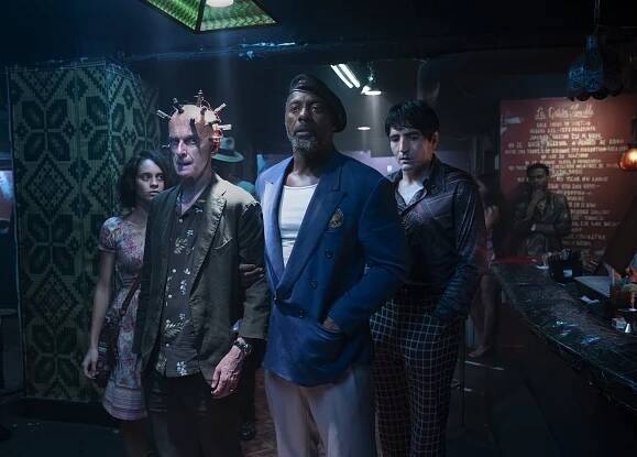 Daniela Melchior, Peter Capaldi, Idris Elba, David Dastmalchian - Sebevražedný oddíl - Z filmu