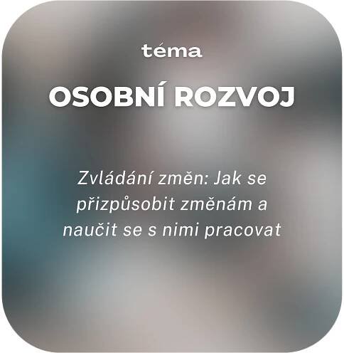 Jak se přizpůsobit změnám a naučit se s nimi pracovat - Pavel Hrejsemnou - IDEAIFY s.r.o. s.r.o.