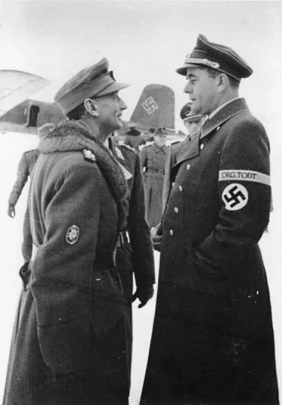 File:Bundesarchiv Bild 183-J16636, Nordeuropa, Eduard Dietl, Albert Speer.jpg - Wikimedia Commons