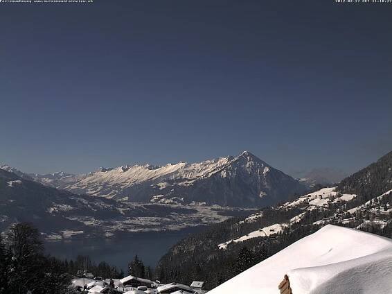 Livebild Webcam swissmountainview.ch Beatenberg - swissmountainview.ch + swisslakeview.ch - enjoy Swiss luxury in pure nature
