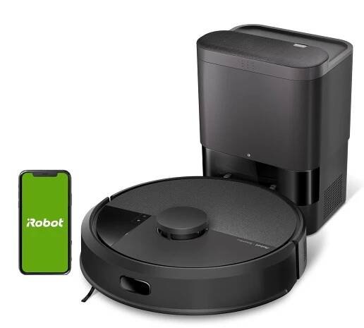 Uklízecí robot IROBOT Roomba Combo 105 AutoEmpty Černý
