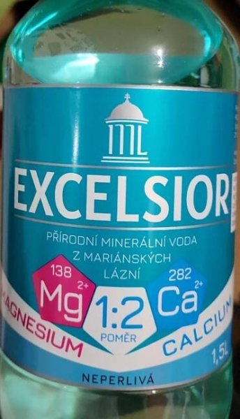 přírodní minerální voda z mariánských lázní Excelsior