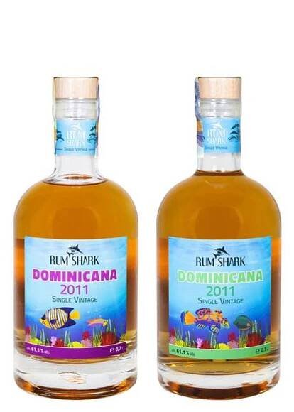 Rum Shark Dominicana 2011 Single Vintage Barrel 1 + Barrel 5 2x 0,7l 61,1% (karton)