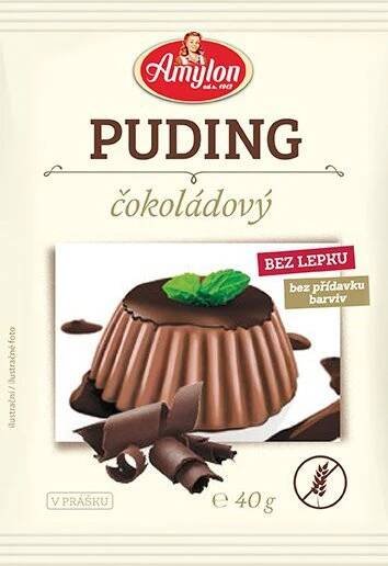 Amylon Puding bez lepku 40 g čokoládový od 11 Kč