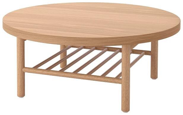 IKEA LISTERBY Konferenční stolek dubová dýha 90 cm