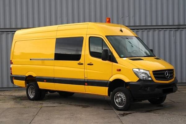 Mercedes-Benz Sprinter 4x4, MAXI, TAŽNÉ, KLIMA - Praha 9