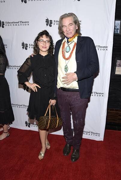 Mercedes Kilmer and Val Kilmer.