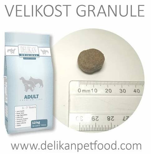 DELIKAN Original Adult 12 kg | Granule pro psa, krmiva Pro Plan, Brit | Zvěrokruh