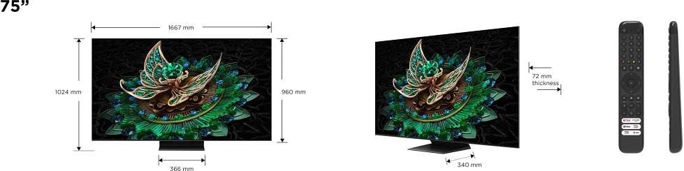 75" TCL 75C765