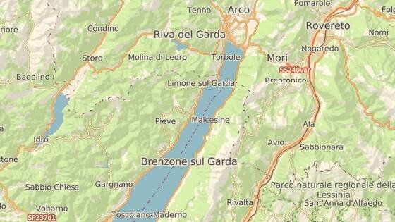 Severní část jezera Garda