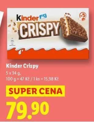 Lidl KINDER CRISPY nabídka