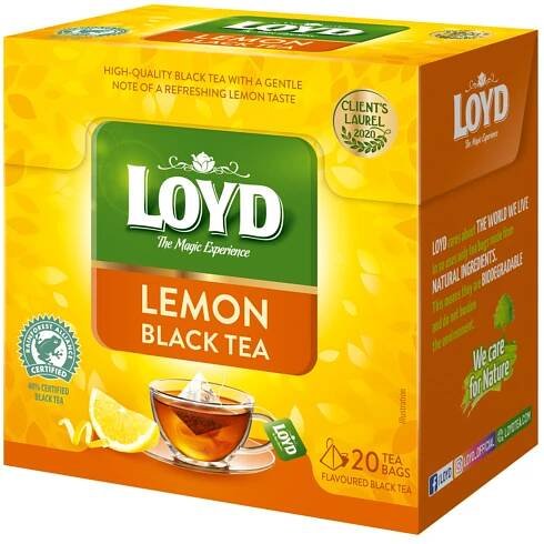 Loyd čaj Lemon Black Tea 34g (10)