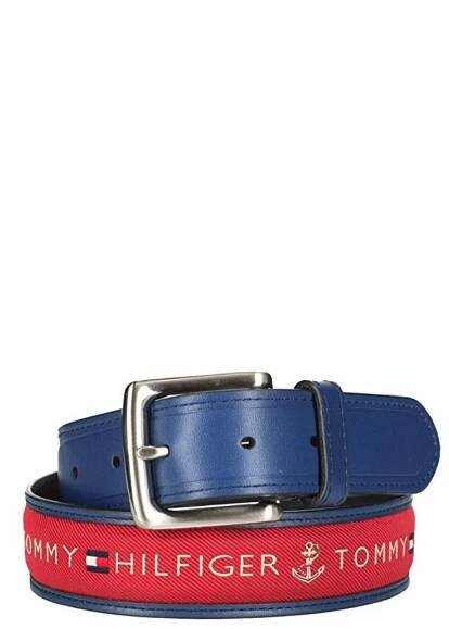 TOMMY HILFIGER pánský opasek červený 11TL02X032 600 č.2