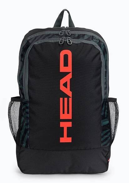 Tenisový batoh HEAD Base 17 l černo-oranžový 261333