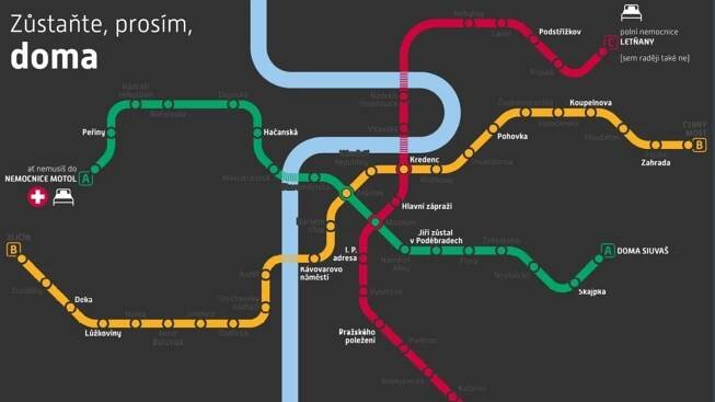 Nově pojmenované stanice dle PID (zdro: Twitter PID)