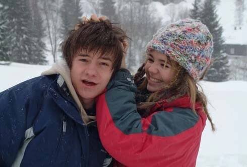 Snowboarďáci fotka