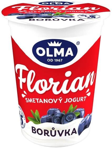 Olma Florian smetanový jogurt borůvka
