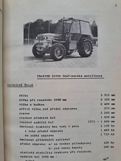 MECHANIZAČNÍ PROSTŘEDKY 1971 traktor Zetor 8011 kombajn přívěs obraceč | Aukro