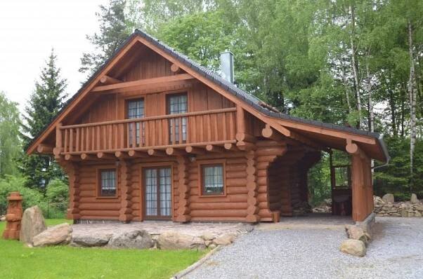 Rodinný dům na klíč Manitou - KANADSKÉ SRUBY TÁBOR s.r.o.