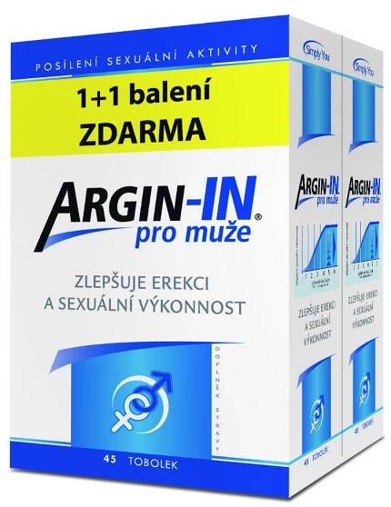 ARGIN-IN pro muže 45 tobolek 1+1 balení ZDARMA