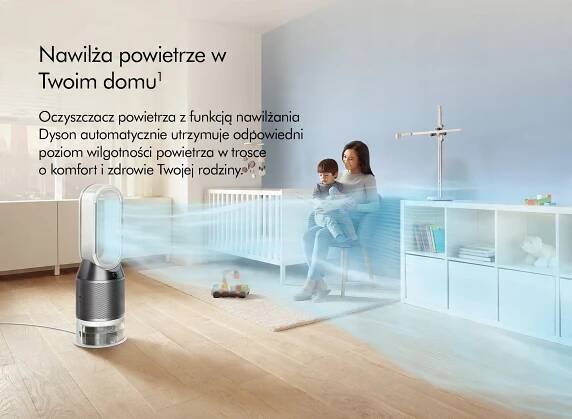 ČISTIČKA VZDUCHU DYSON PURE HUMIDIFY + COOL PH01 CHLADÍ AKCE! Hlavní barva černá