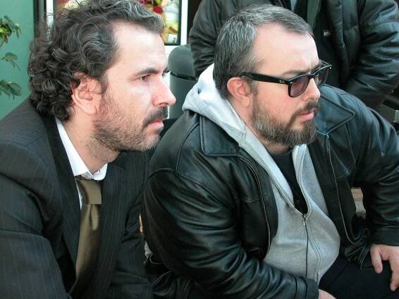 Guillermo Toledo, Álex de la Iglesia - Crimen ferpecto - Z natáčení