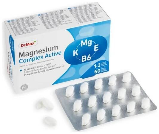 Dr. Max Magnesium Complex Active 1×60 tbl, horčík