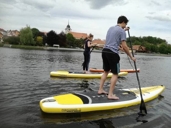 Paddleboard Art Caffe | Stezka řeky Vltavy